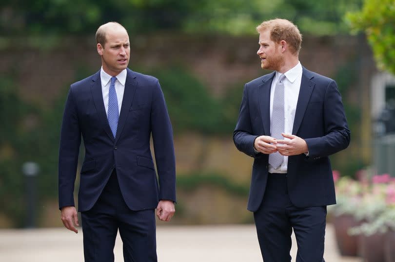 Prince Harry didn't see his brother on his last visit to the UK back in February