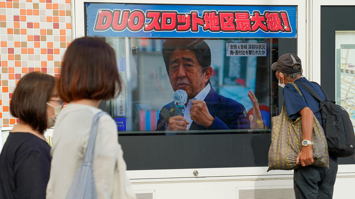 The man had left his comment on a CNA post about the shooting and death of former Japanese prime minister Shinzo Abe. (Photo: Getty Images)