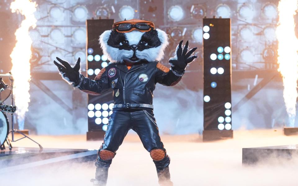 The Masked Singer's Badger - ITV