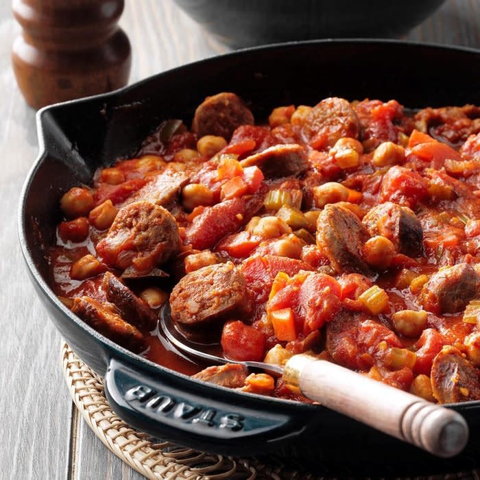 Sausage & Chickpea Skillet