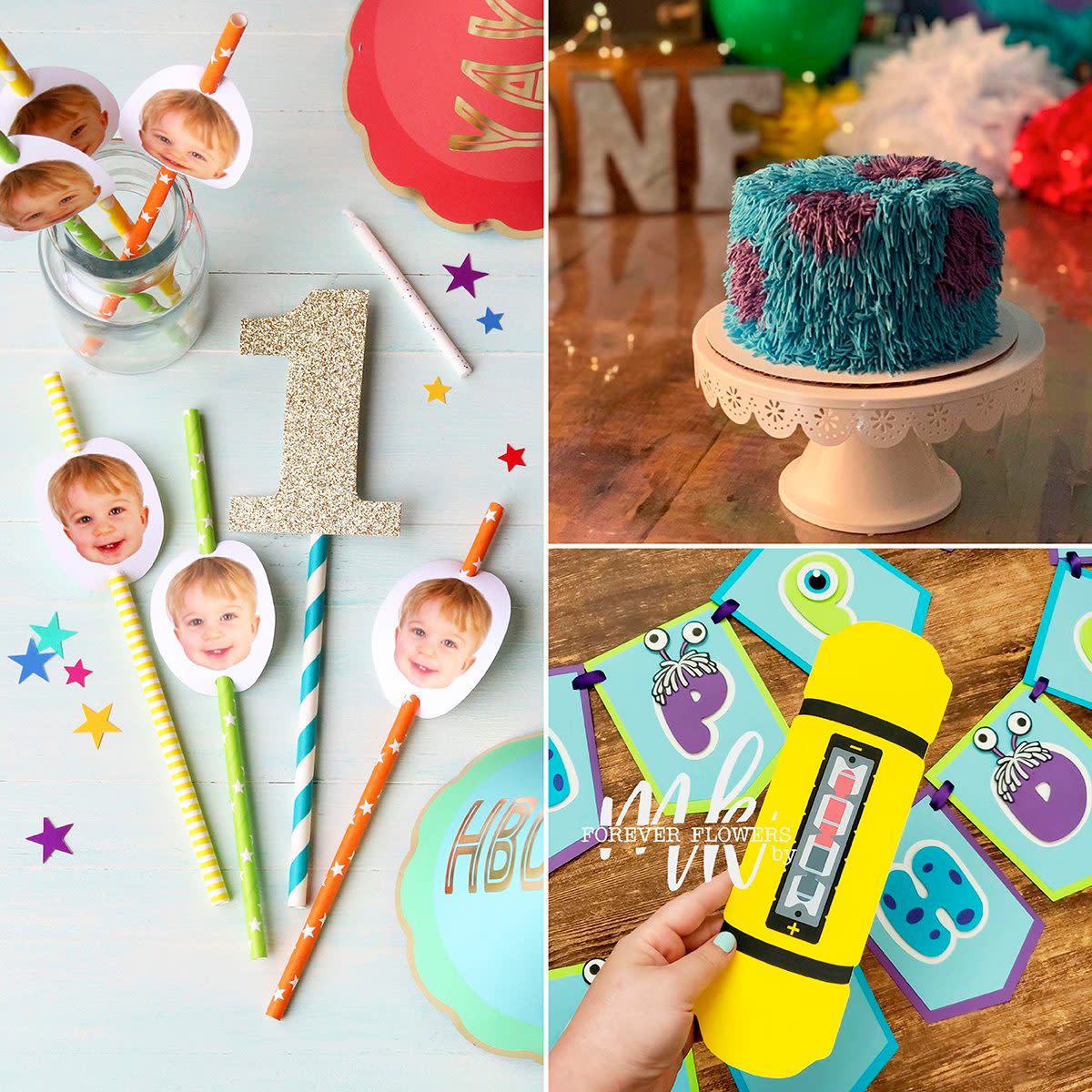 Monsters Inc. first birthday party ideas