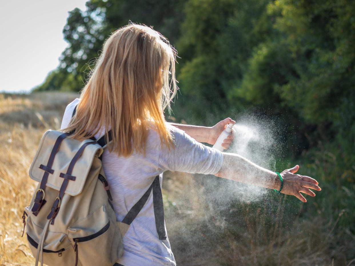 Skin protection against tick and other insect.