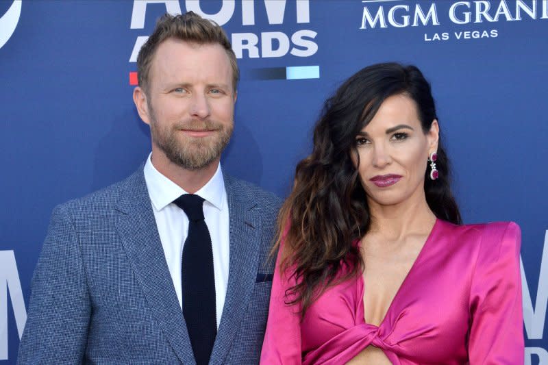 Dierks Bentley (L) and Cassidy Black attend the Academy of Country Music Awards in 2019. File Photo by Jim Ruymen/UPI