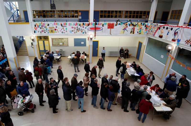 Spain's general election in Barcelona