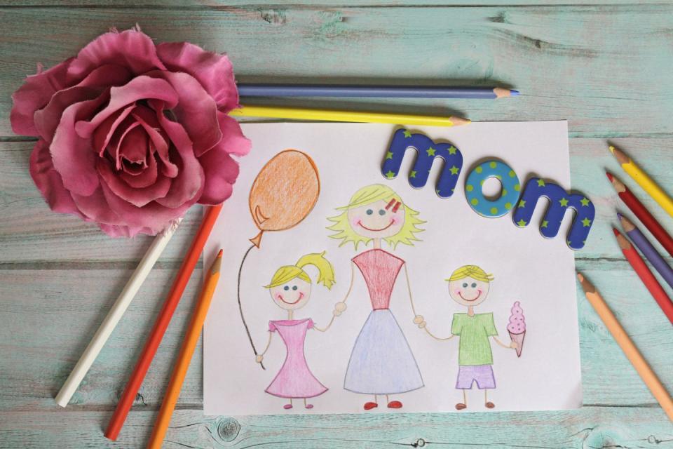 drawing for mother's day