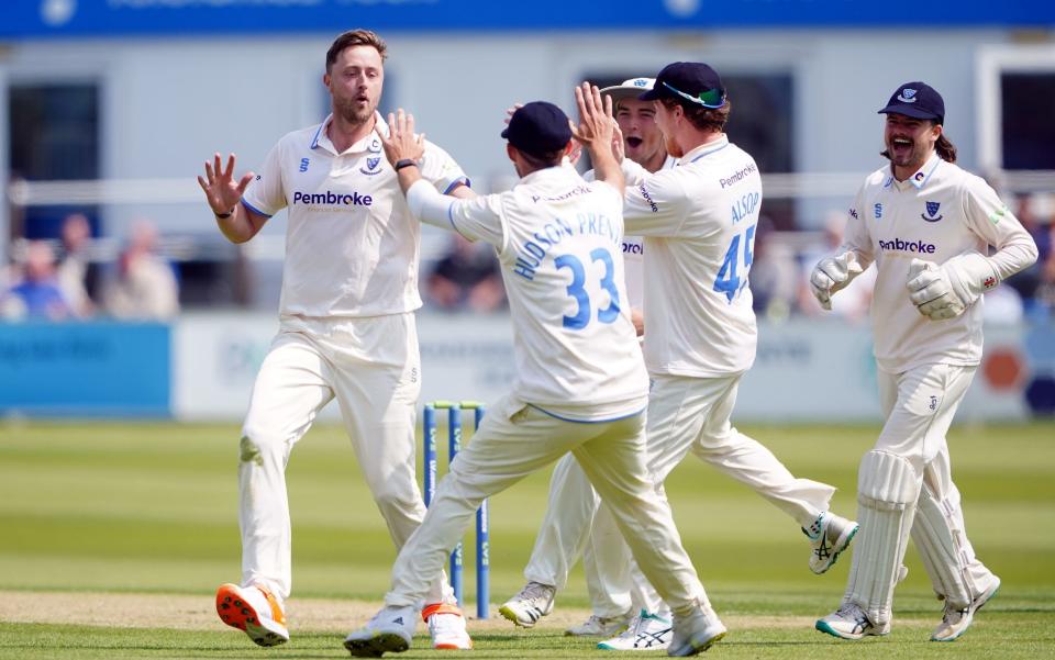 Ollie Robinson - Watch: Ollie Robinson strikes Ashes blow by dismissing Marnus Labuschagne with first ball - Zac Goodwin/PA