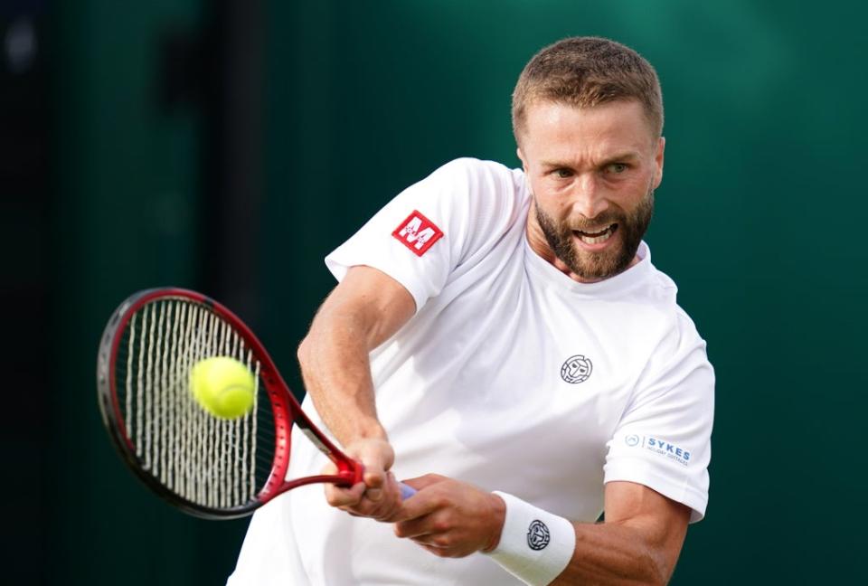 Liam Broady was one of three British winners at Roland Garros on Tuesday (John Walton/PA) (PA Archive)