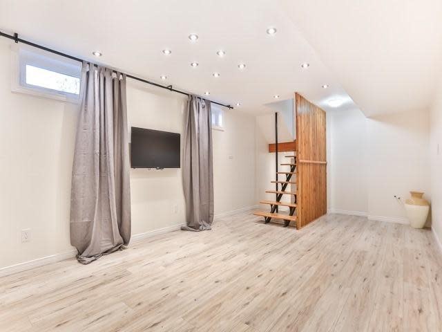 <p><span>98 Ennerdale Rd., Toronto, Ont.</span><br> The basement is fully finished with separate entrance.<br> (Photo: Zoocasa) </p>
