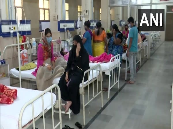 Visuals from Government Fever Hospital in Hyderabad. (Photo/ANI)