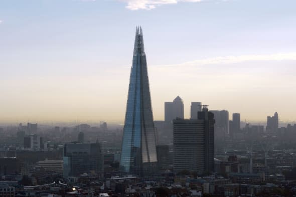 Phillip Schofield scales the shard