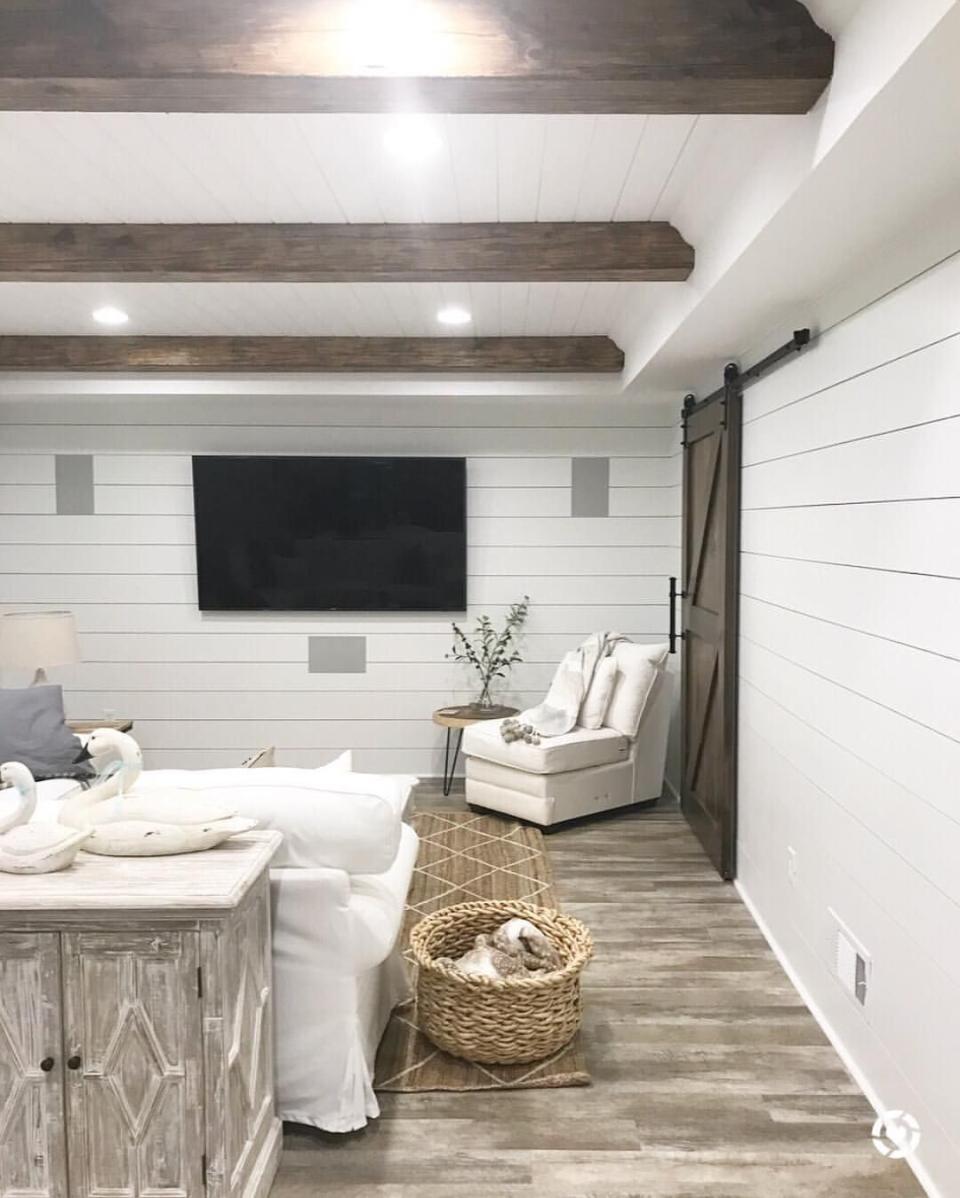 4) Shiplap the Walls for a Cozier Feel