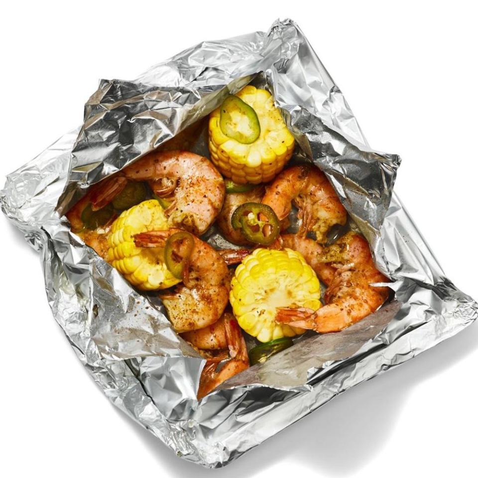 13) Shrimp Boil Foil Packs