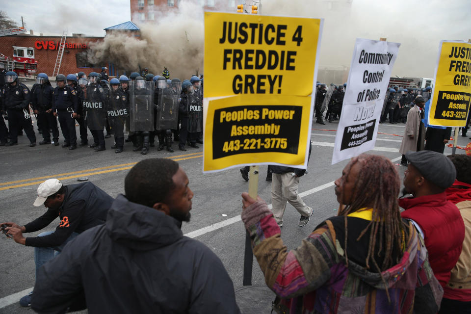 Image: Protests in Baltimore After Funeral Held For Baltimore Man Who Died While In Police Custody (Chip Somodevilla / Getty Images file)