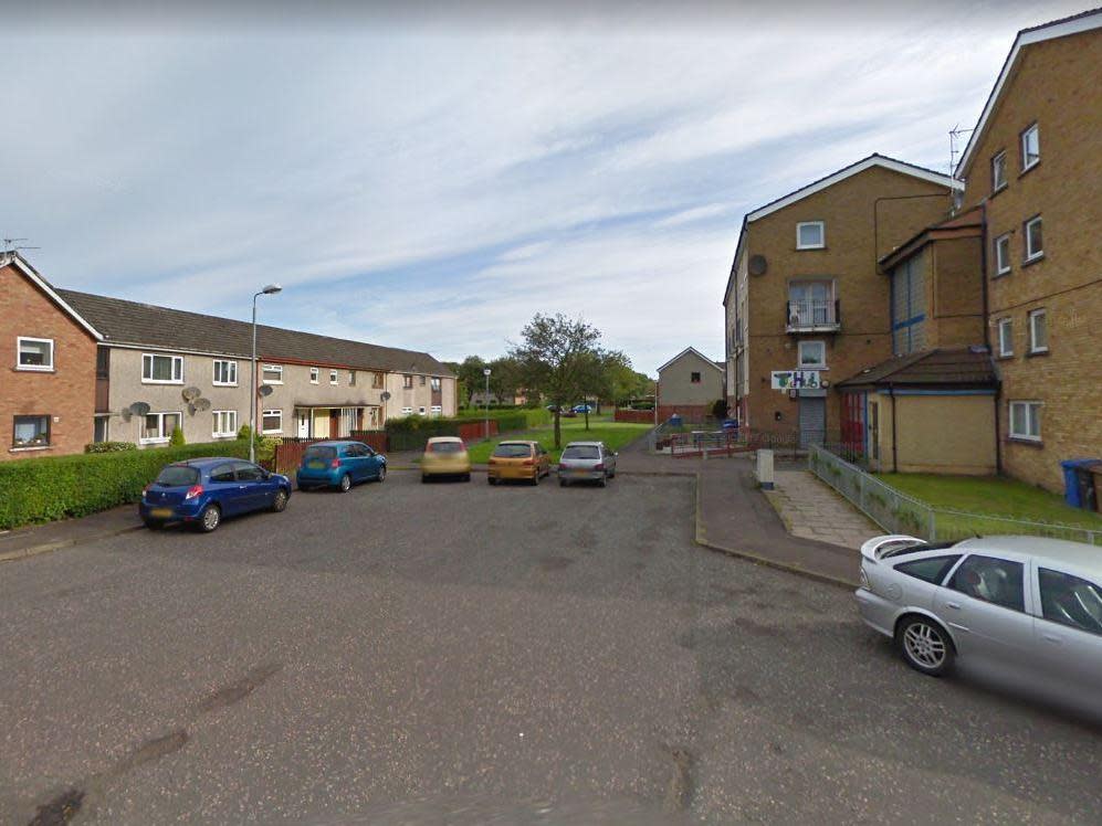 The attack took place on Hunter Drive in North Ayrshire town of Irvine: Google Maps