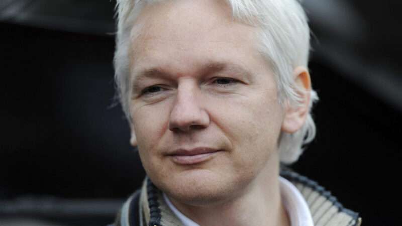 File photo of Julian Assange