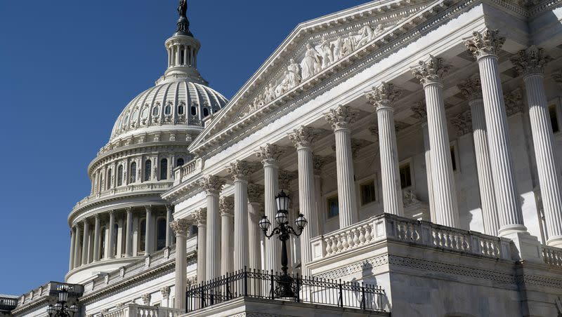 The Capitol stands in Washington on April 18, 2023. Utahns will go to the polls in 2024 to elect a senator to replace Mitt Romney.