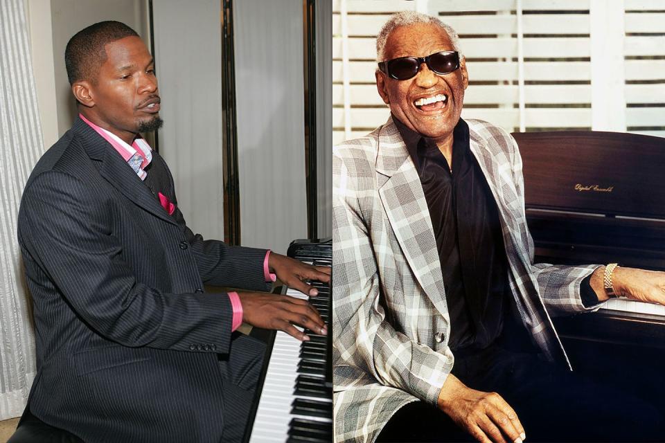 Jamie Foxx and Ray Charles