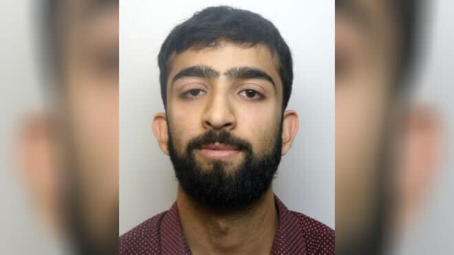 Omar Ashfaq has been jailed for four years and six months at Birmingham Crown Court after admitting 11 terrorism offences. (East Midlands Special Operations Unit)