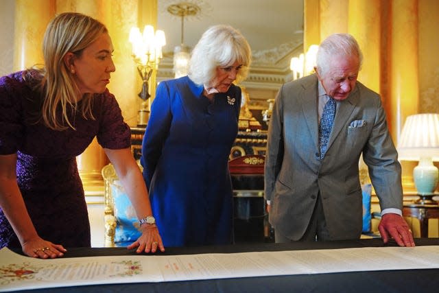 Coronation Scroll of King Charles III