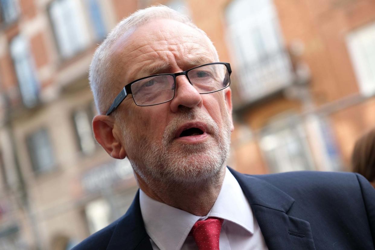 Jeremy Corbyn said he would only agree to a general election if the risk of no-deal was agreed "to my satisfaction": Getty Images