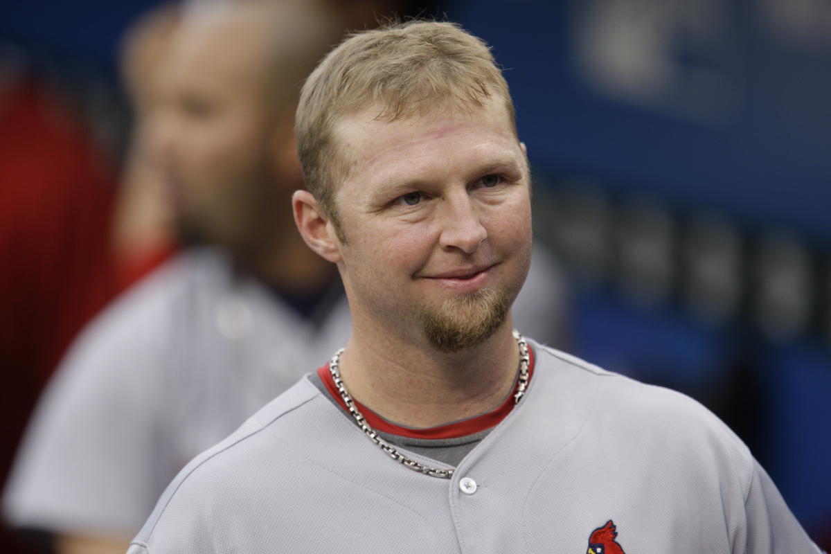 Former Cardinals player Chris Duncan, who helped team win World