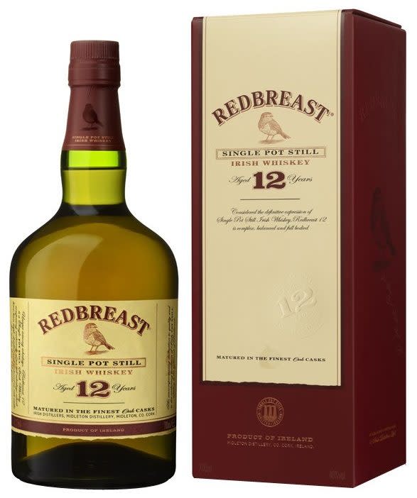 Redbreast 12-Year Old Single Pot Irish Whiskey - Best Gifts for Dad 2020