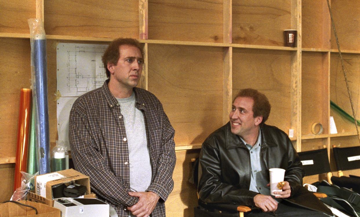 Twin brothers Charlie (left) and Donald Kaufman – both played by Nicolas Cage – couldn't be less alike in "Adaptation."