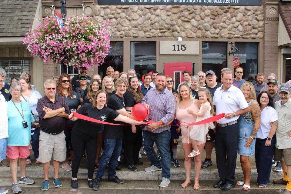 Good Deeds Coffee Bar celebrated its grand opening in downtown Fowlerville on Saturday, July 29, 2023.