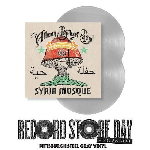 A 1971 Allman Brothers Band show at Pittsburgh's Syria Mosque comes out on vinyl in limited release.