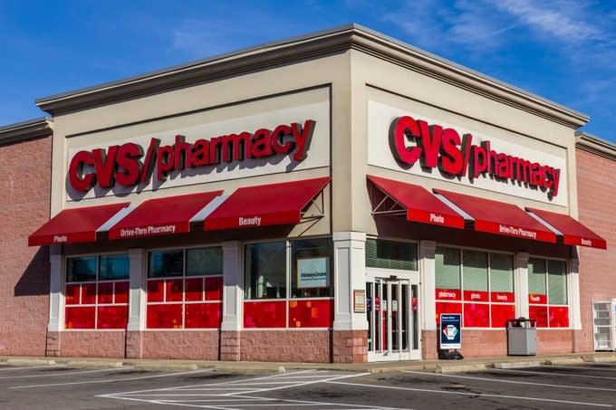 CVS Pharmacy Retail Location on a sunny day