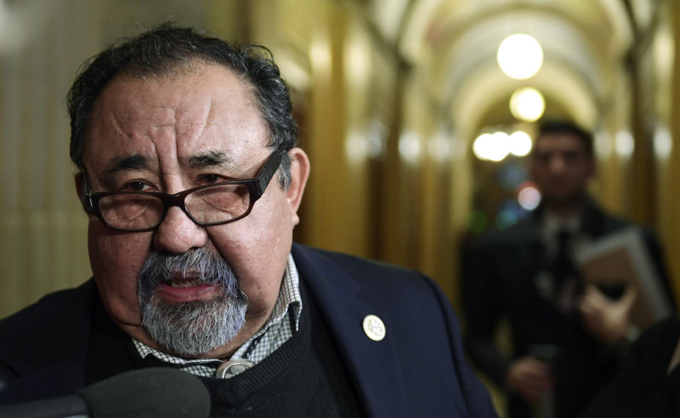 "What this pandemic did is, our historic nasty secret and embarrassment is in plain view for everybody right now," Rep. Raul Grijalva (D-Ariz.) said of the U.S. government's treatment of Native American tribes. (Photo: ASSOCIATED PRESS)