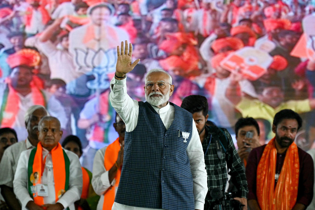 Narendra Modi NOAH SEELAM/AFP via Getty Images