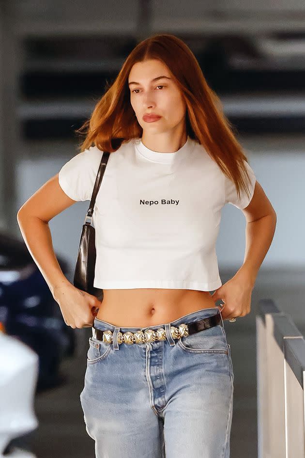 Hailey Bieber le 6 janvier à Los Angeles.