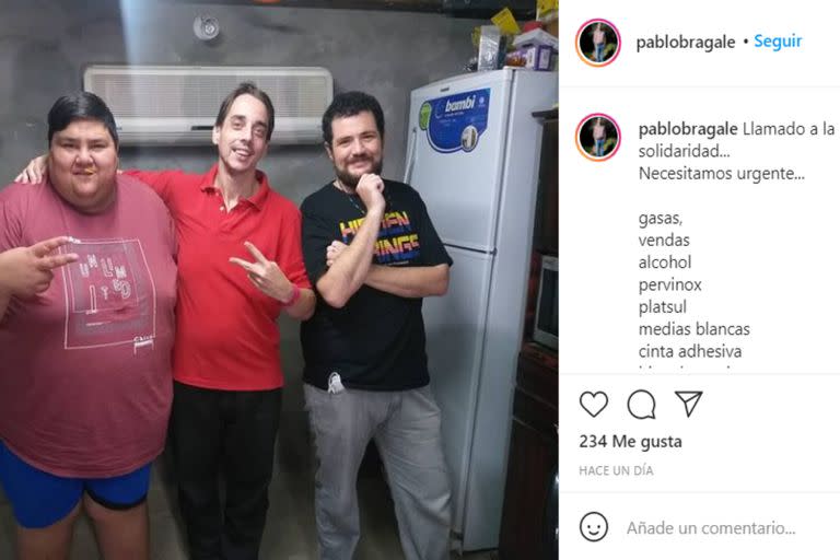 Luisito atraviesa un difícil momento de salud y necesita una internación de manera urgente; sus amigos juntan insumos a través de las redes