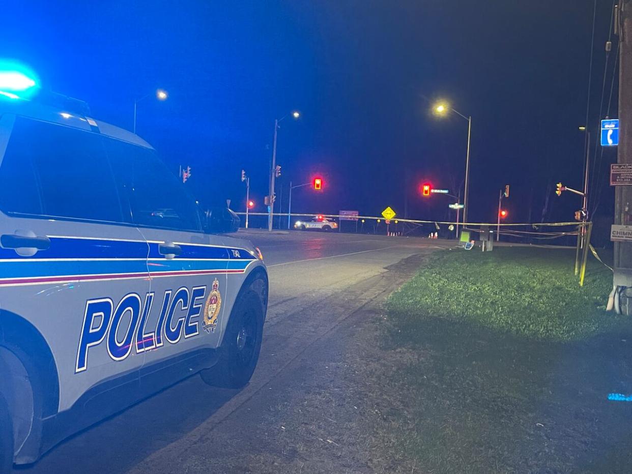 One person is dead and three others injured after a single-vehicle crash near Greely on Sunday night.  (CBC - image credit)