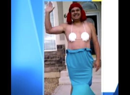 <em><a href="http://abcnews.go.com/US/embarrassing-dad-170-costumes/story?id=13783709#.UAglOTFSR1N" target="_hplink">Click here to watch ABC's interview with Dale and his son. </a>  </em>    