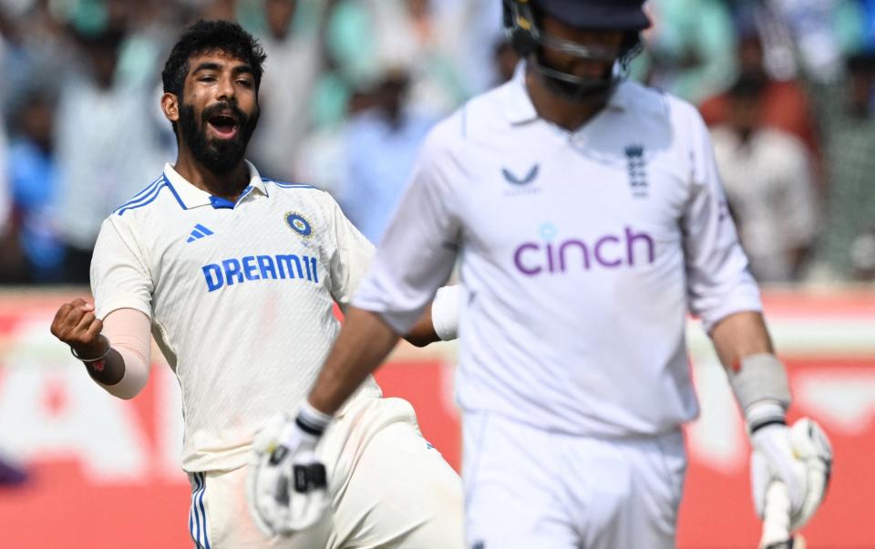 Bumrah celebrates