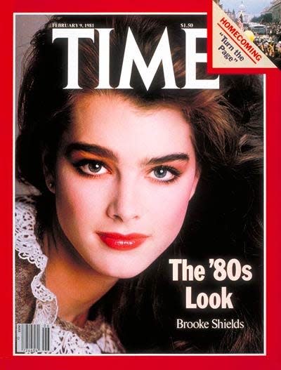 Brooke Shields on the cover of TIME in 1981.