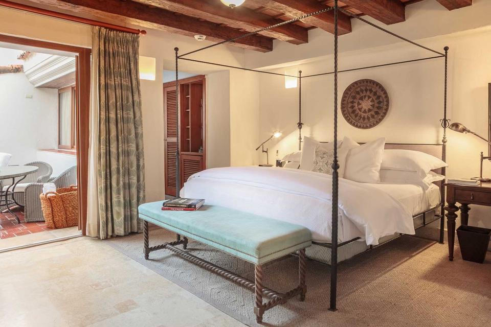 Guest room at Casa San Agustin