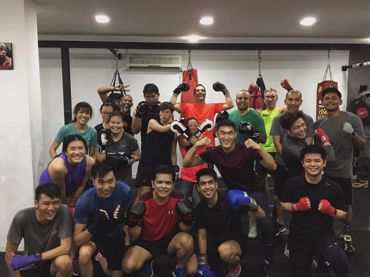 The Spartans Boxing Club community. (PHOTO: Spartans Boxing Club)