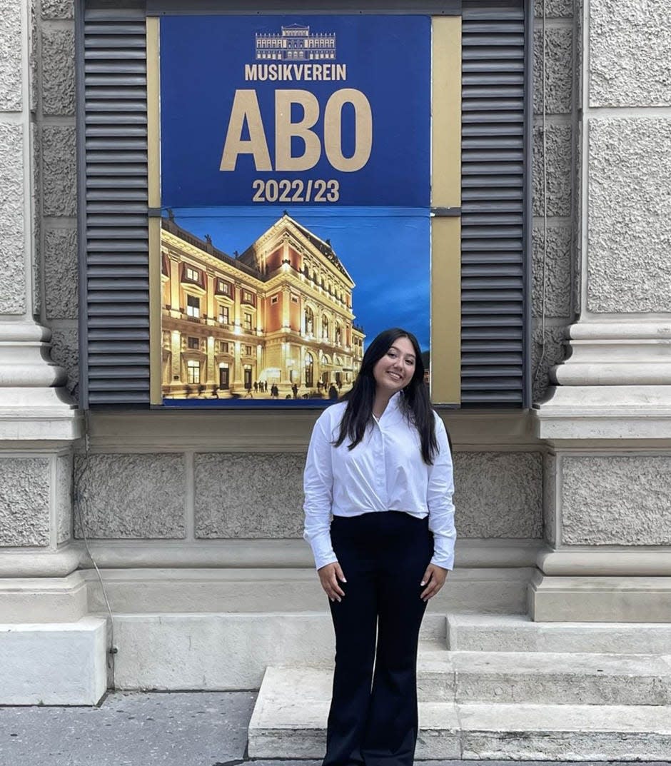 Niceville High School student Alexandra Nacchia was a member of the High School Honors Band that played in the 2022 High School Honors Performance Series on Aug. 1 at the Musikverein in Vienna, Austria.