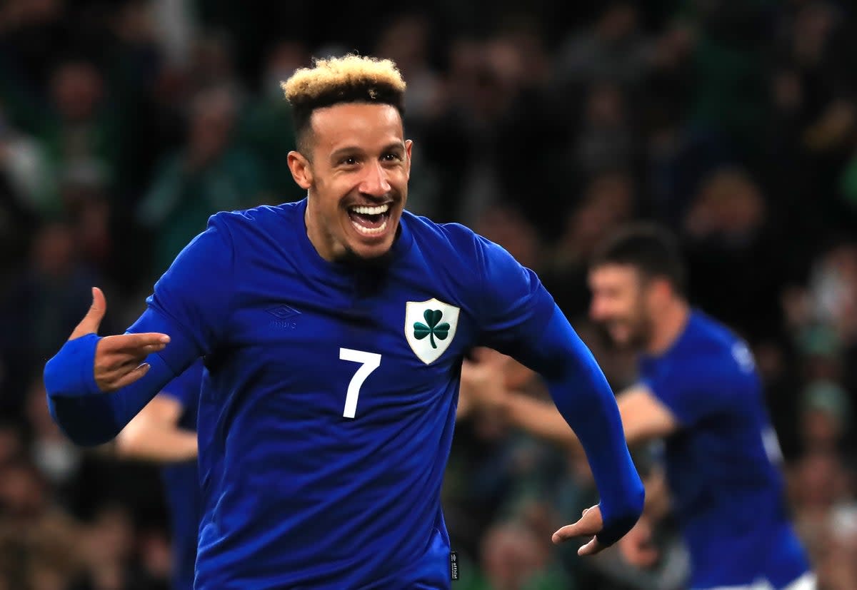 Callum Robinson scored a hat-trick in the friendly win over Qatar  (PA Wire)