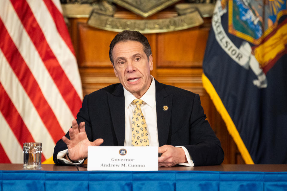 New York Gov. Andrew Cuomo (Michael Brochstein / Barcroft Media via Getty Images)