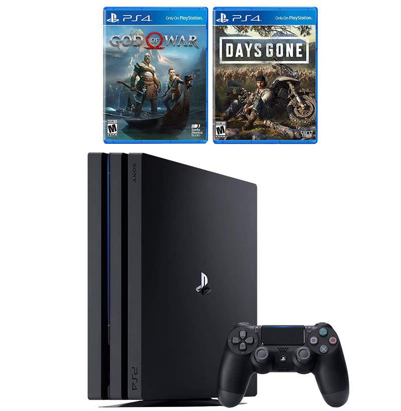 PS4 Pro 1TB  Console + 'Days Gone' + 'God of War' Bundle
