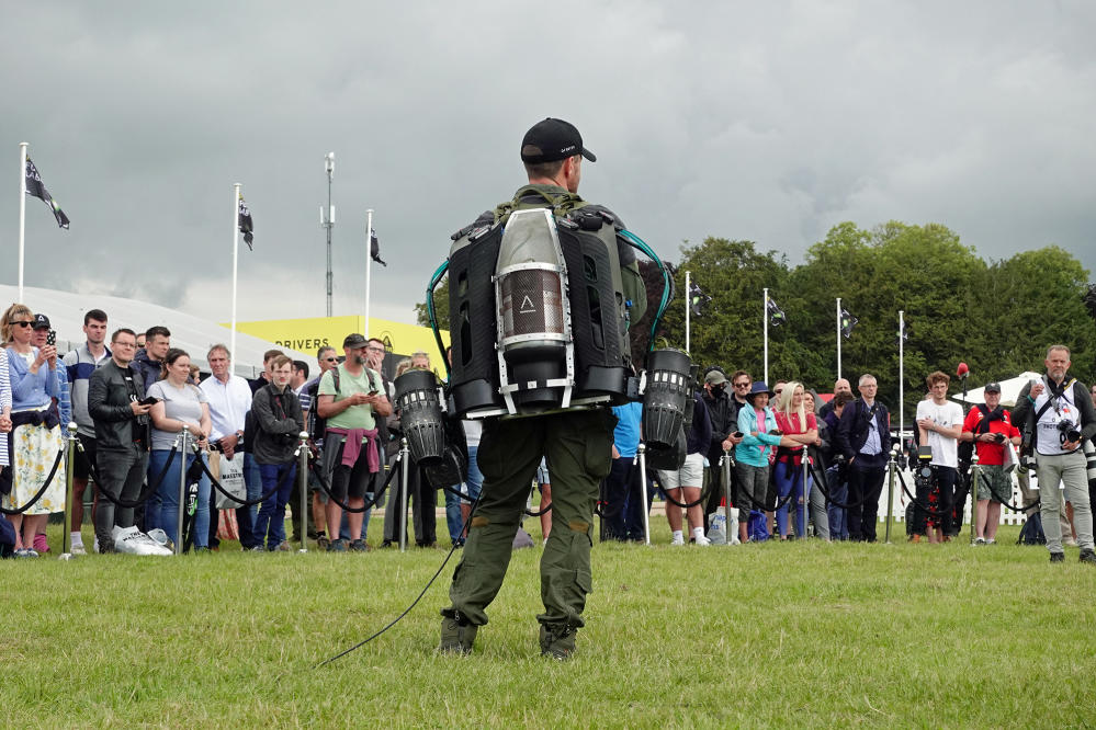 What it's like to ride Gravity Industries' jet suit