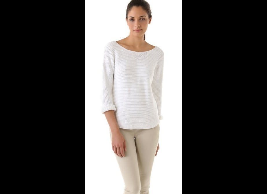 <a href="http://www.shopbop.com/ribbed-back-sweater-vince/vp/v=1/845524441942863.htm?folderID=2534374302205272&colorId=12397&extid=affprg-2178999" target="_hplink">Shopbop.com</a>