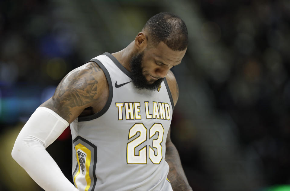 LeBron James could leave the Cavaliers in the offseason. (AP Photo/Tony Dejak)