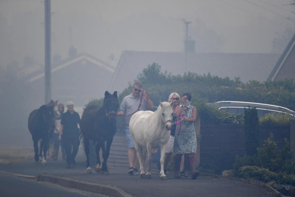 Britain wildfires