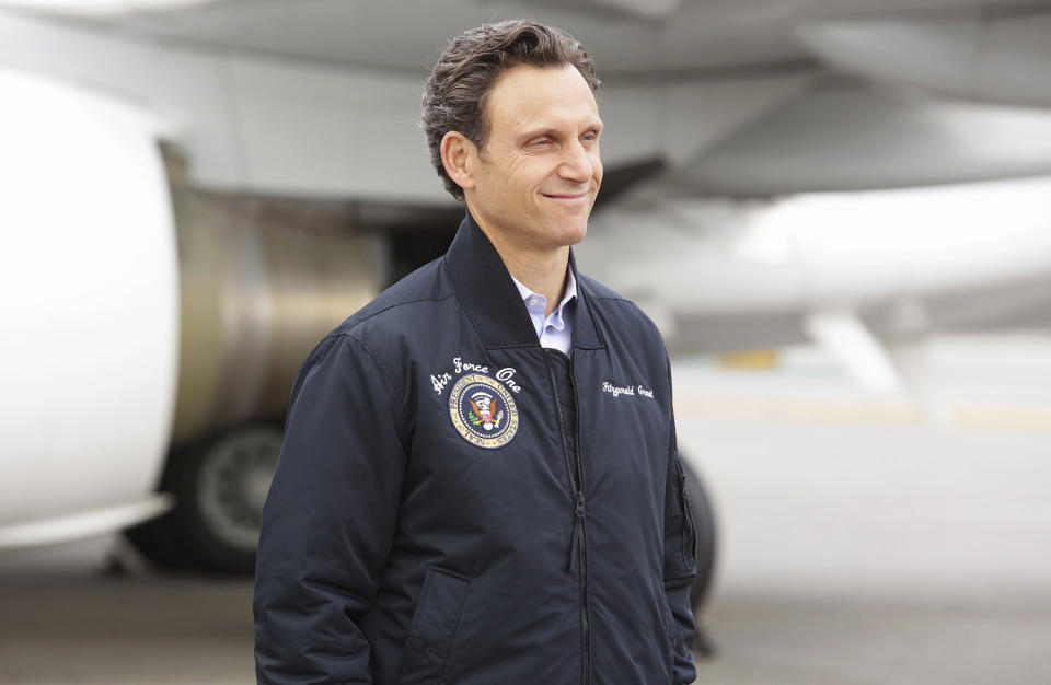 Tony Goldwyn as President Fitzgerald Grant in 