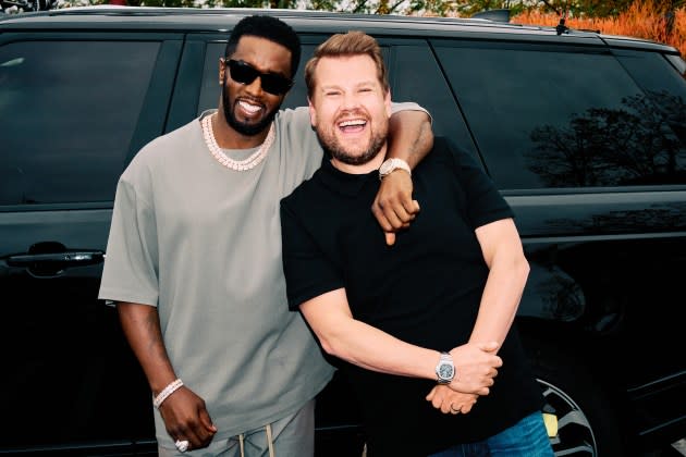 diddy-james-corden-rs-1800 - Credit: Terence Patrick/CBS via Getty Images